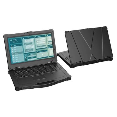 شراء 15.6 بوصة IP65 i5/i7 ويندوز 11 GPS/ 4G/WiFi/BT عسكرية صناعية أجهزة الكمبيوتر المحمولة المقاومة الكمبيوتر المحمول online manufacture