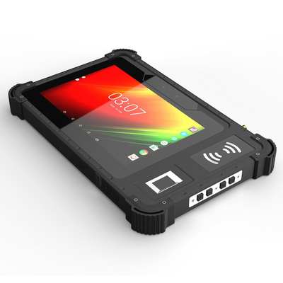 3G 4G LTE MTK6765 كمبيوتر لوحي ثماني النواة يعمل بنظام أندرويد مع قارئ بصمات الأصابع البيومترية NFC