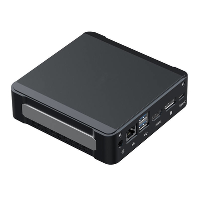 علبة ألومنيوم صغيرة PC Core I5 ​​10210U / I7 10510U Win10 HD + DP 2.4G / 5G ثنائي النطاق Wifi Mini PC