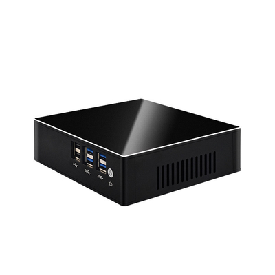 Sunspad Mini PC Core I3 10110U Win 11 سطح المكتب المثبت على الحائط 2 LAN و 2 HD-MI 4K شاشة كمبيوتر ألعاب الكمبيوتر المصغرة