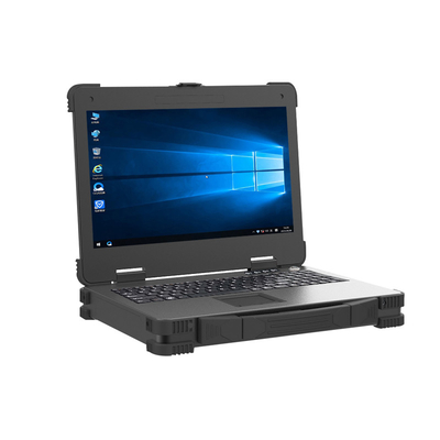 مقاوم للماء Ip65 / Ip54 كمبيوتر محمول عسكري متين Core I7 I9