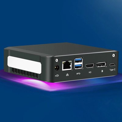 4K Output 8G / 256GB SSD كمبيوتر مكتبي صغير معالج I7 يدعم شاشة عرض مزدوجة