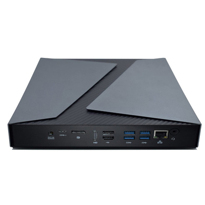 Core I9 9880H ميني Pc USB 3.0 * 4 USB 2.0 * 2 ثنائي خرج 4K مخصص GTX1650 4GB بطاقة فيديو ألعاب كمبيوتر صغير